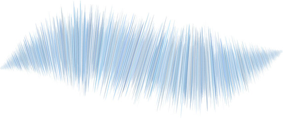 Blue gradient dynamic spiky lines wave pattern - obrazy, fototapety, plakaty