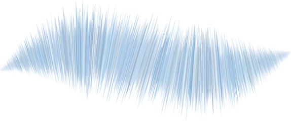 Foto auf Acrylglas Blue gradient dynamic spiky lines wave pattern © Cristina