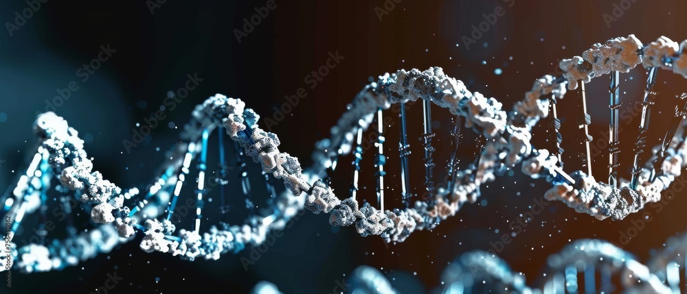 Poster futuristic information technology concept with black and blue digital background. big data digital c