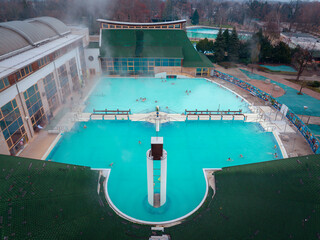 Thermal SPA bath in South Hungary, Harkany city near by Pecs City and Croatia border. This place is...