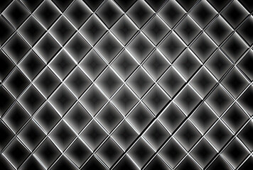 Diamond Pattern in Black and White