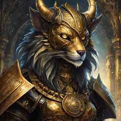 신화 속 사자 전사