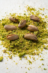 Roasted and salted or raw organic pistachios