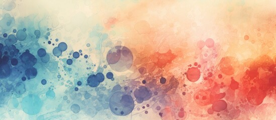 Vintage watercolor background with abstract spots.