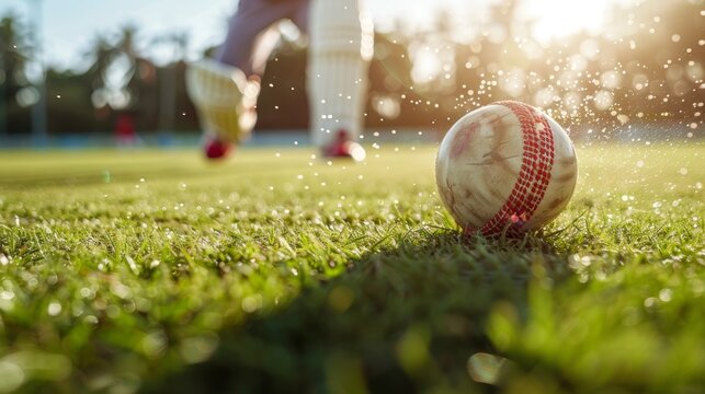 Stylish cricket shots   showcasing elegance and skill in close up images of expert cricketers.