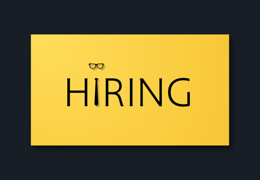 Minimal Design Hiring Banner Template with Yellow Background.zip
