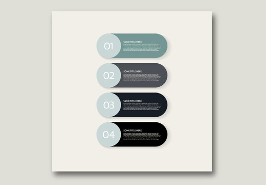 Oval Shaped Infographics Template