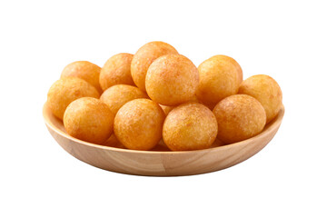 Deep fried sweet potato balls, Thai street food