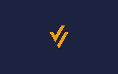 letter v with check logo icon design vector design template inspiration