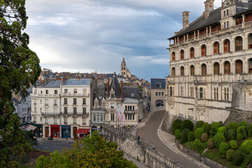 Fototapeta na wymiar Blois an der Loire in Frankreich