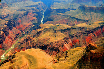 Aerial View Grand Canyon Arizona