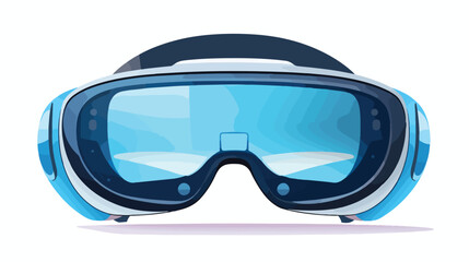 A sleek and futuristic virtual reality headset transfer