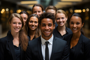 Fototapeta premium portrait of a business team