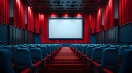 Fototapeta premium empty cinema auditorium