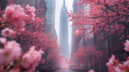 New York Cherry Blossoms