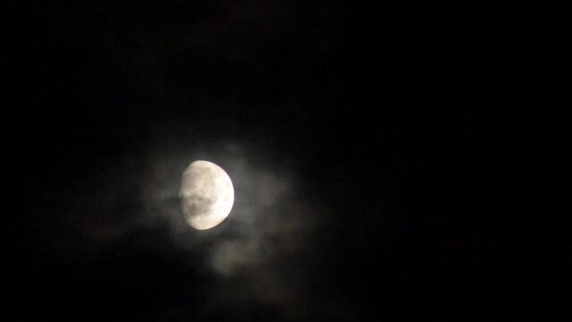 ้half moon in the night
