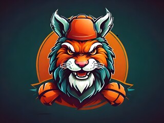tiger head mascot logo