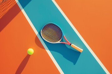 tennis game concept,outdoor activities - obrazy, fototapety, plakaty