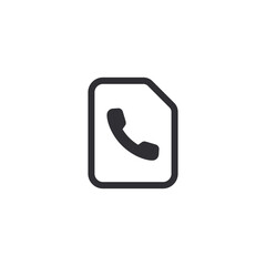 Phone icon. Telephone handset. Communication symbol. Call center. Contact form. Phone sign. Call schedule. SIM card. Phone book. Phonebook. Contact list. Contact list. Telephone symbol. Incoming call.