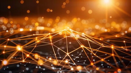 Network connection structure. Connection technology background, internet communication.