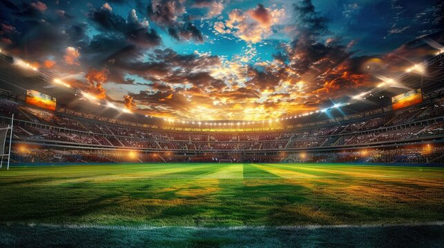 "Captivating Scenes of a Vibrant Stadium: A Photographic Journey"