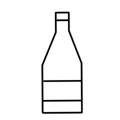 vector illustration of a set of plastic bottles