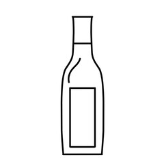 vector illustration of a set of plastic bottles
