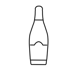 vector illustration of a set of plastic bottles