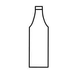 vector illustration of a set of plastic bottles