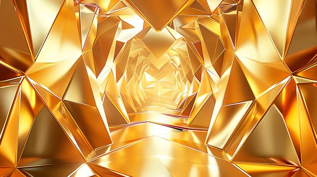 gold orange, golden, futuristic abstract geometric-shaped background graphic, wallpaper, contemporary, beautiful, modern, 3d textured backdrop
