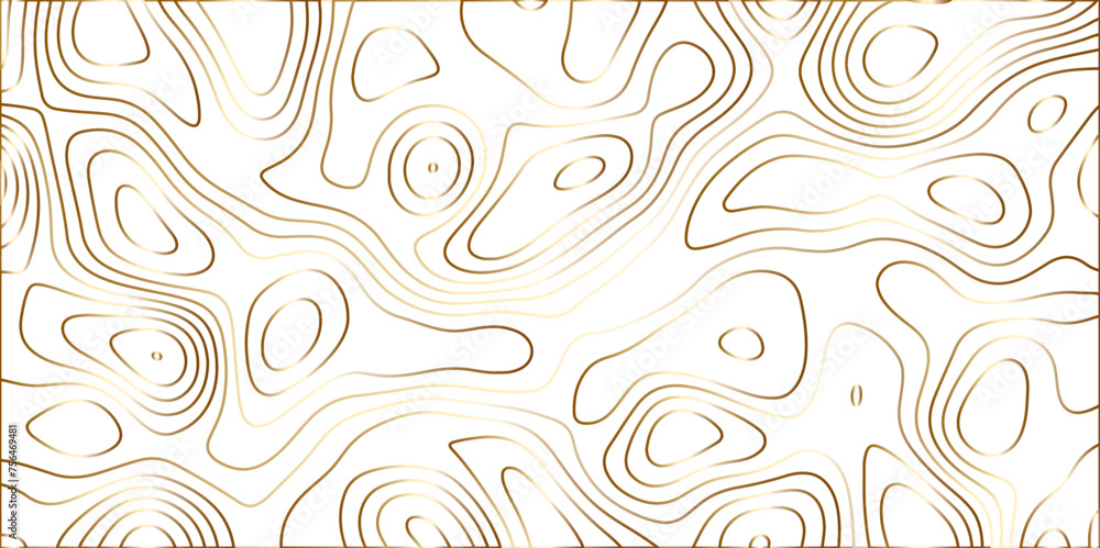Poster abstract colorful wavy topographic map and curved lines background. abstract geographic wave grid li