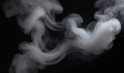 Fototapeta premium smoke White dark background
