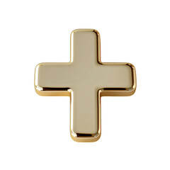 Obraz premium golden cross