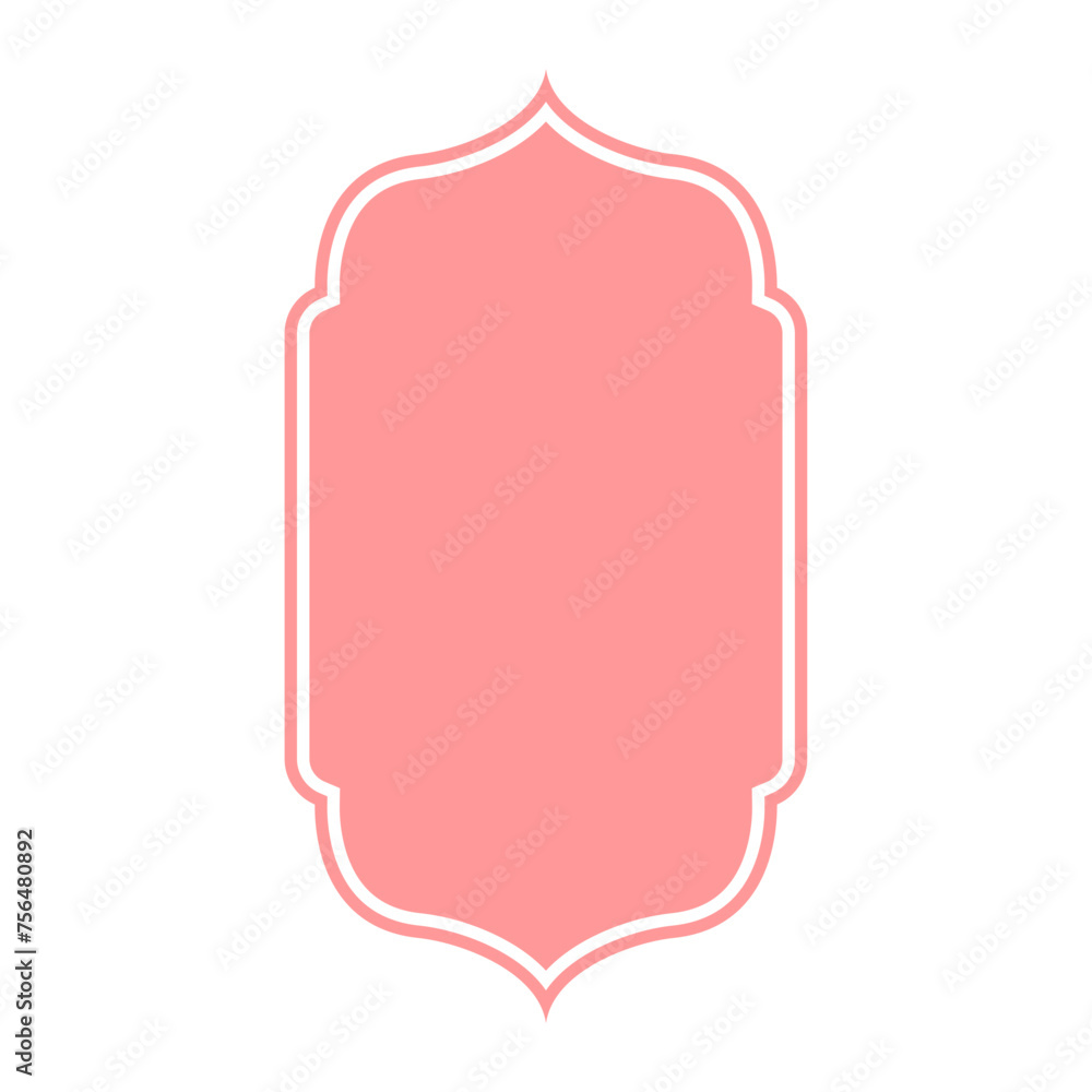 Wall mural islamic window vector