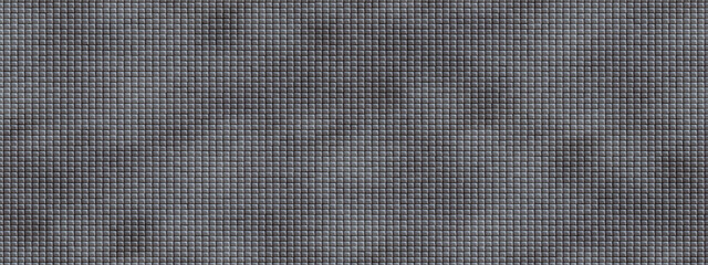Dark grey yoga mat seamless texture with tactile pattern. Smooth PVC mattress for fitness, Pilates and aerobics. Vector bg with gradient mesh