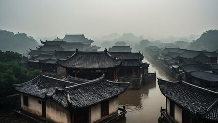 An ancient town in China 