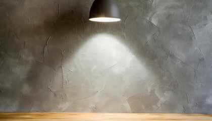 minimal abstract background for product presentation llight on gray plaster wall
