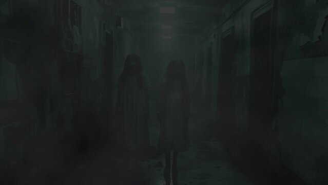Echoes of Fear: The Haunted Corridor Shadows in the Flickering Light