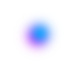 Blue Color gradient, gradation circle, PNG holographic blur circle transparent background. Blue color gradient blend mesh of neon iridescent colors gradation
