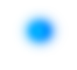 Blue Color gradient, gradation circle, PNG holographic blur circle transparent background. Blue color gradient blend mesh of neon iridescent colors gradation
