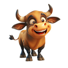 Obraz premium cartoon bull