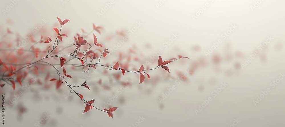 Poster beautiful white abstract autumn minimalist background with soft fall colors and simple design
