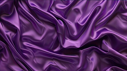 Obraz premium flat silk 2D texture with reddish purple hue background with simple golden lining along four edges of fabric