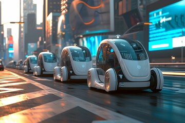 Future Sustainable Transport, autonomous, electric cars, seamlessly, driving