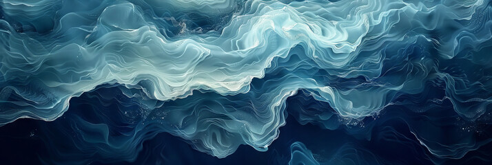 Fototapeta na wymiar dark blue teal water watercolor background, blue wave sea underwater watercolor, blue topografi sea watercolor 