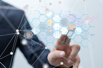 Protect Cloud Information Data Concept..