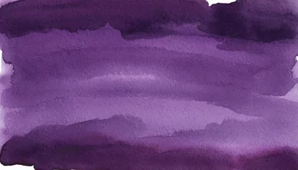 Dekokissen watercolor deep purple background texture watercolour abstract dark violet backdrop horizontal template © Nathaniel