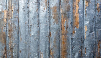 vertical background from a sheet of old gray sheet metal