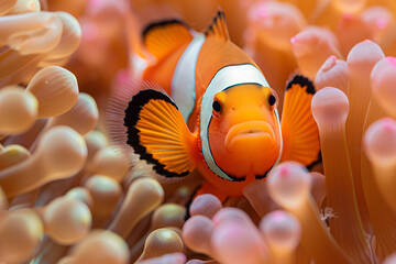 Clown fish and sea anemone