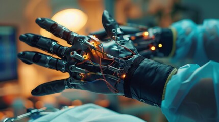 Haptic gloves trained to perform heart surgery